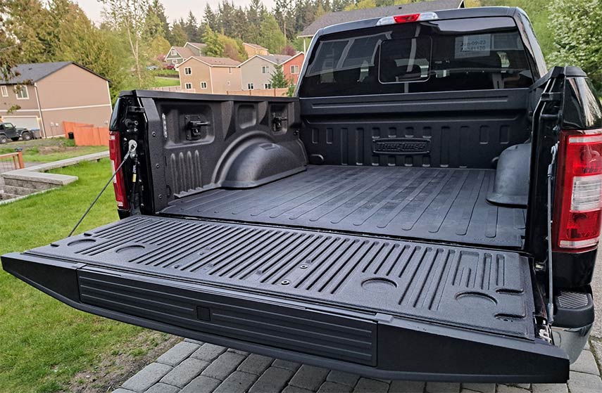 Truck Bed Camping Set Up